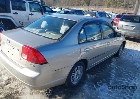2003 Honda Civic Lx z USA, uszkodzony, nr VIN 2HGES16573H596962